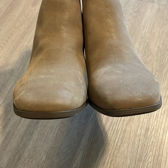 Journee Collection Women Maxxie Stacked Booties Size 10 Tan Coastal Cowgirl - Picture 5 of 13